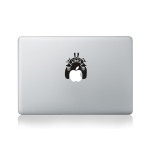 Geisha Logo MacBook Schwartz Aufkleber